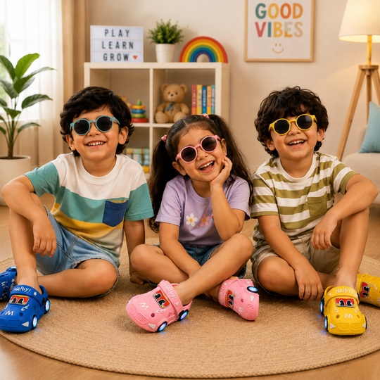 LumaStep LED slippers kind draagt - Milo & Moon