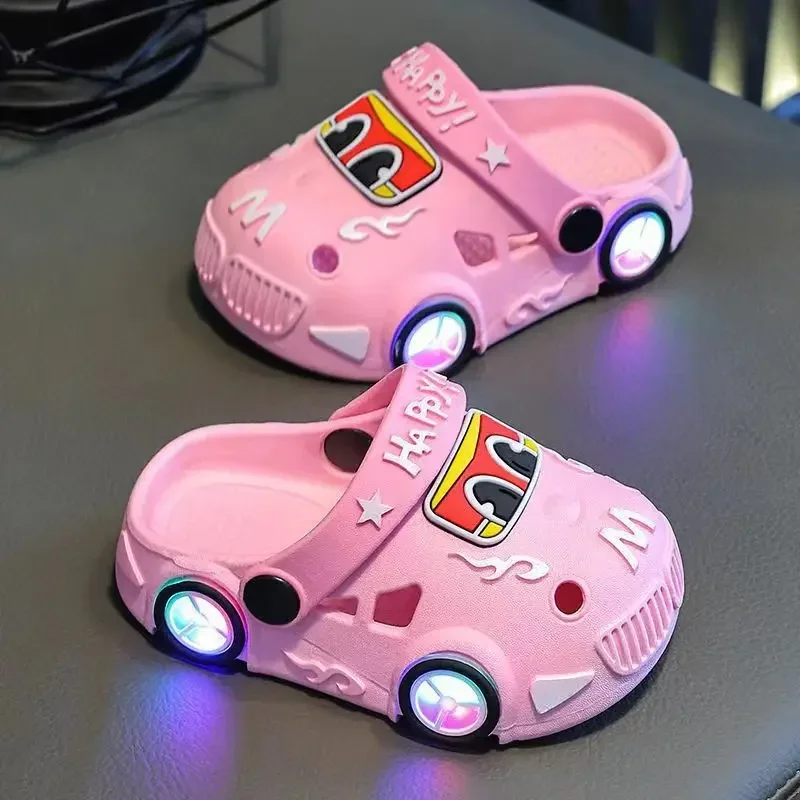 LumaStep LED slippers roze - Milo & Moon