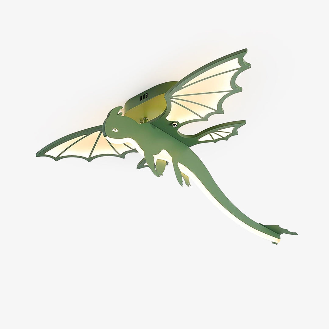 DinoGlow groene dinosaurus plafondlamp kinderkamer