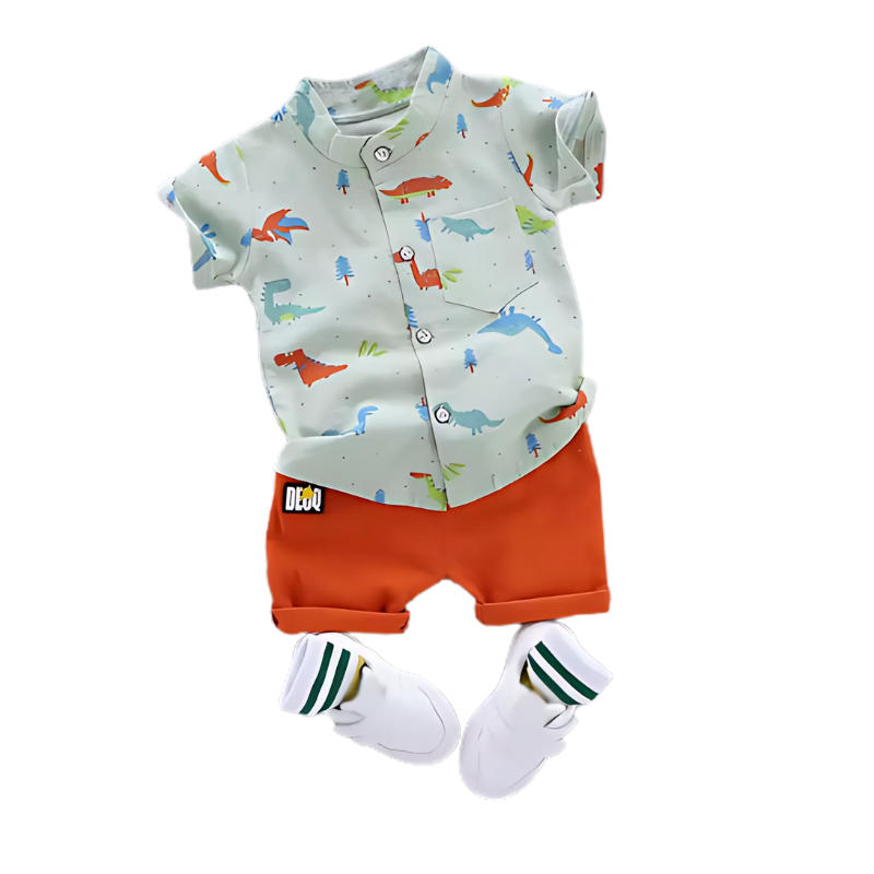 DinoBreeze – Dino Print Zomeroutfit