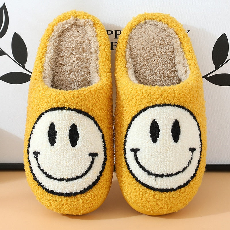 HappySteps – Pluche Pantoffels met Smiley