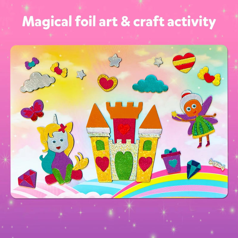 ShimmerCraft folie sticker kunstset overzicht - Milo & Moon