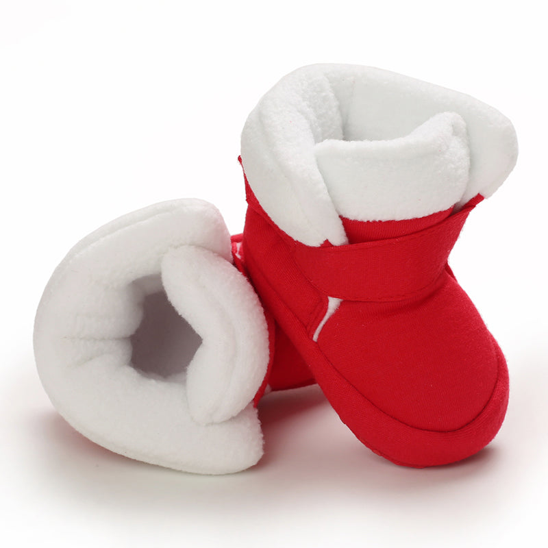 SantaSteps™ – Warme Kerstpantoffels met Antislipzool – Feestelijke Baby Sloffen
