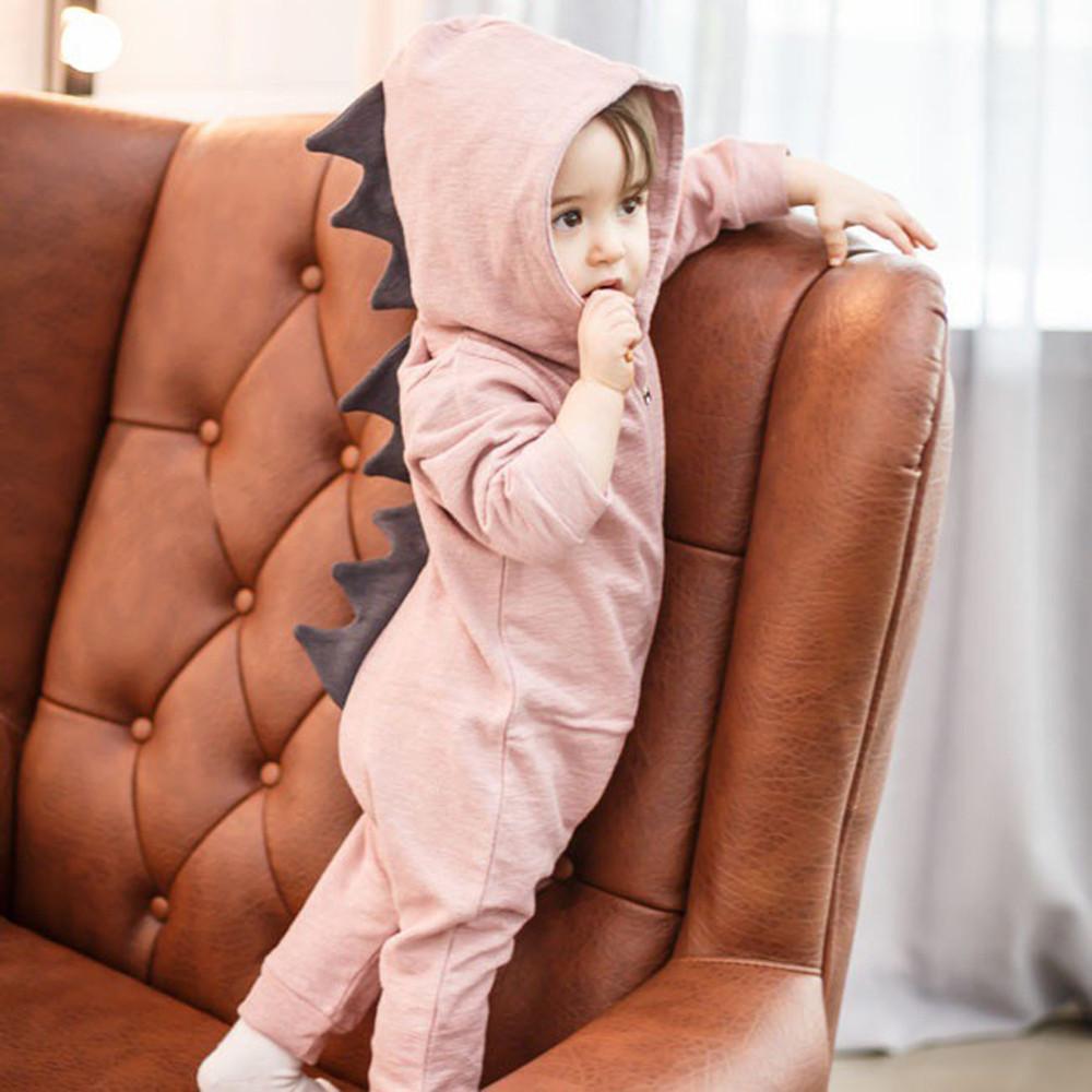 TinyRoar™ – Schattige Dinosaur Romper – Zachte & Comfortabele Baby Onesie