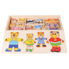 BearDressUp – Houten Aankleedpuzzel Familie
