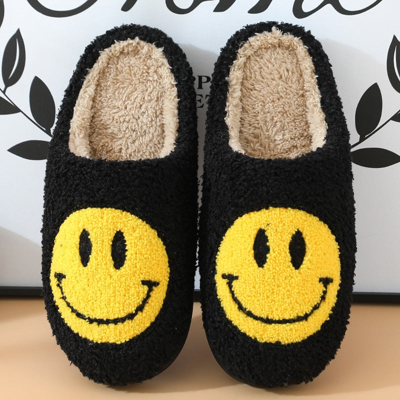 HappySteps – Pluche Pantoffels met Smiley
