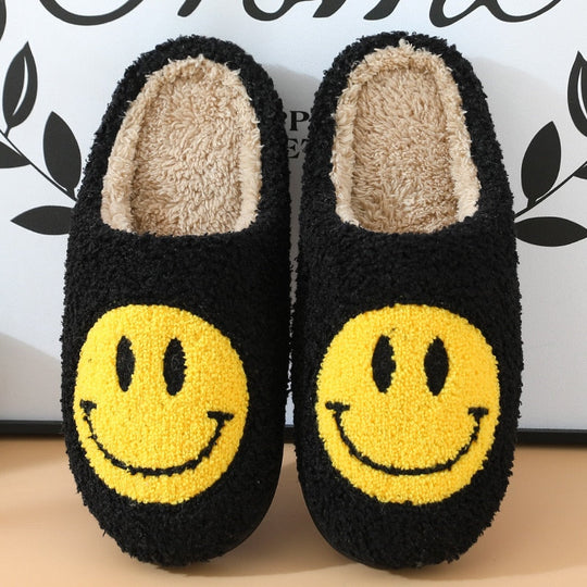 HappySteps – Pluche Pantoffels met Smiley