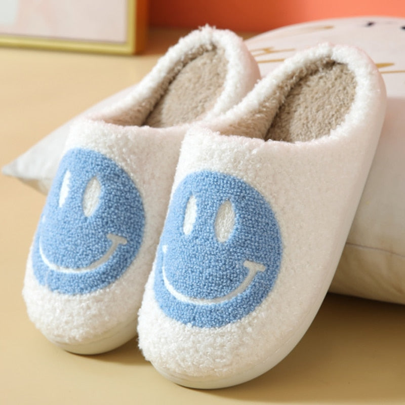 HappySteps – Pluche Pantoffels met Smiley