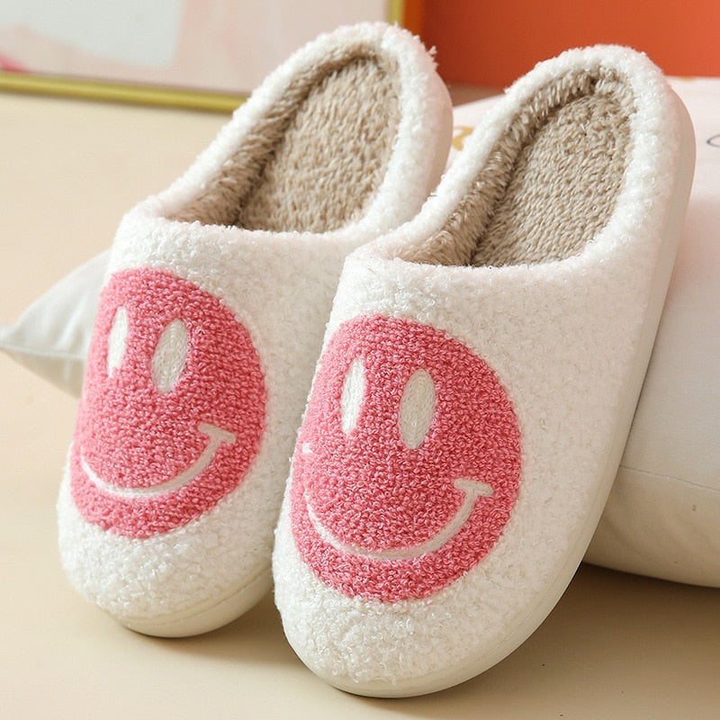 HappySteps – Pluche Pantoffels met Smiley