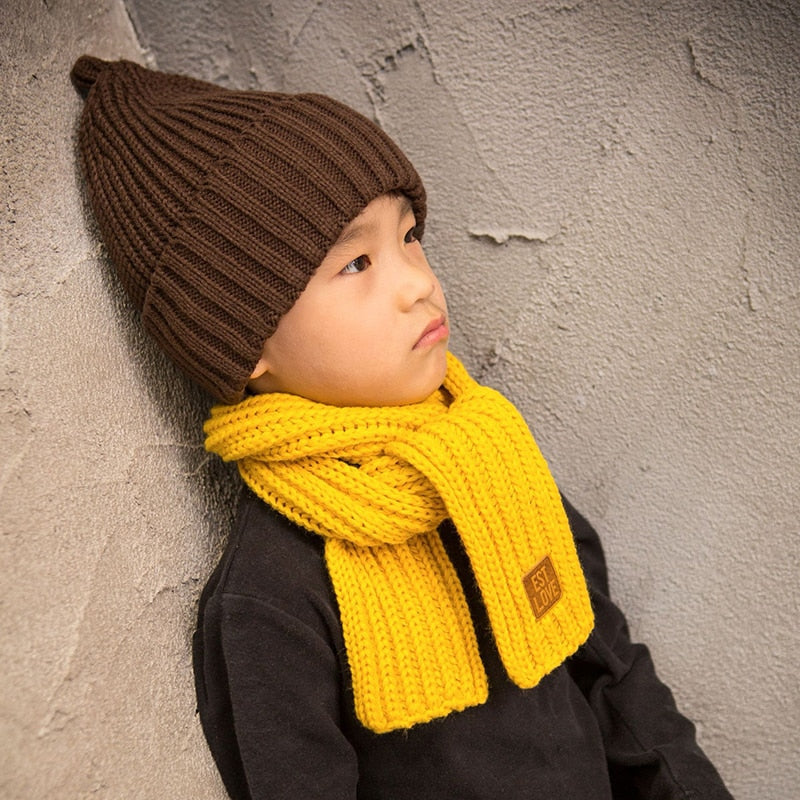 SnugNeck™ – De Zachte Gebreide  Kindersjaal