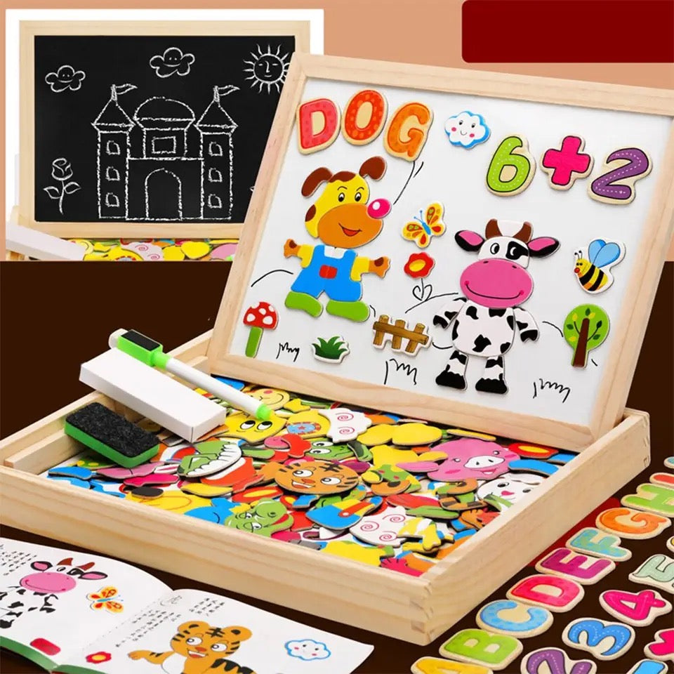 Create & Play™ - Montessori 2-in-1 tekentafel