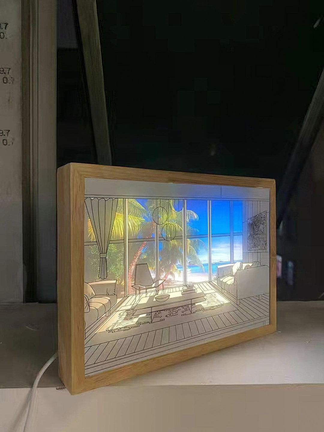 Wandlamp naast bed kind warm licht