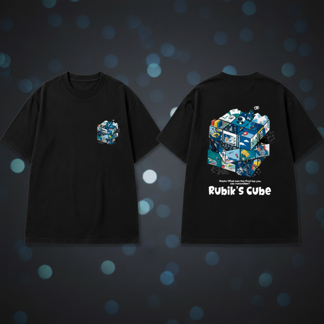 Kubus kinder T-shirt kubus ontwerp - Milo & Moon