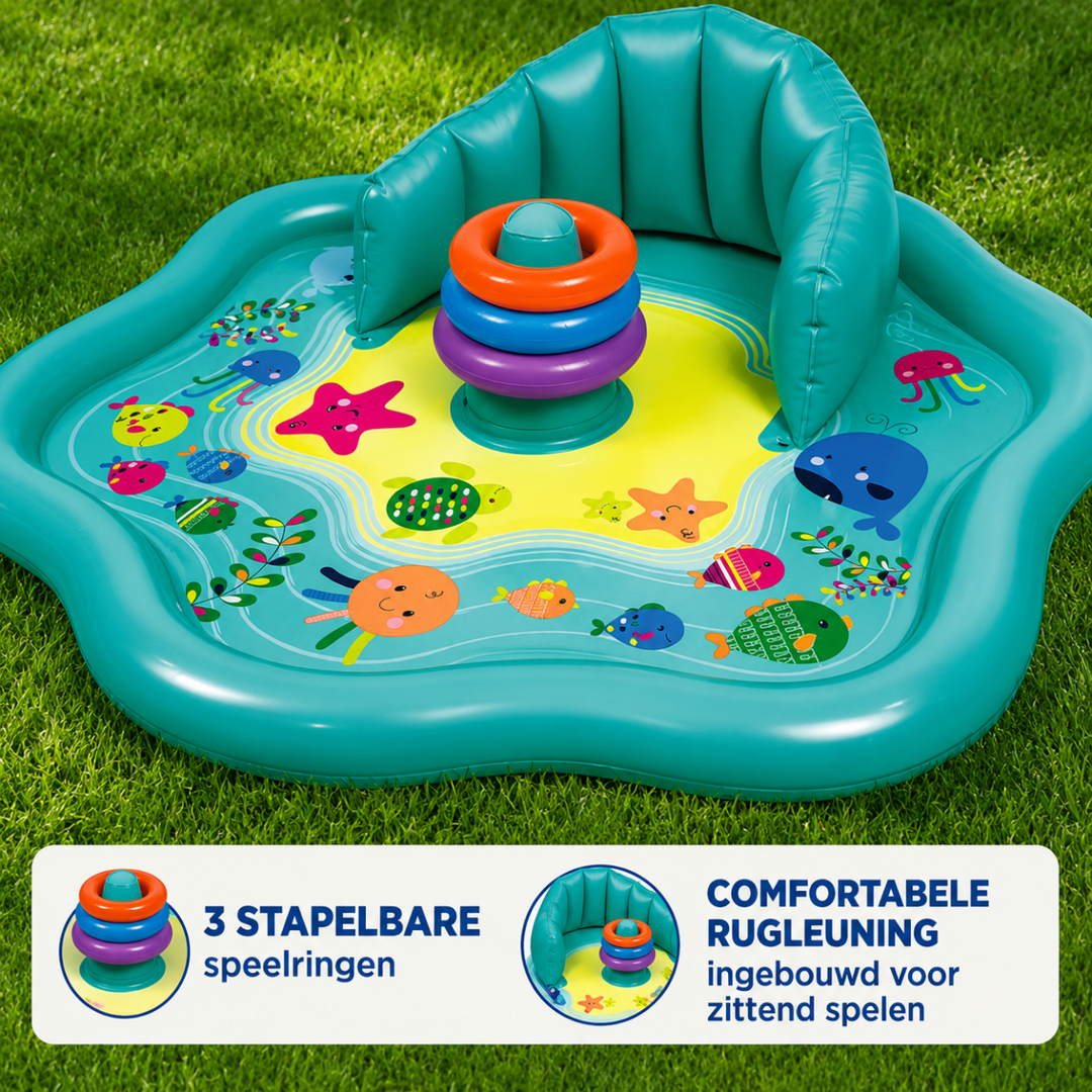 AquaPuk baby zwembad zeedieren - Milo & Moon