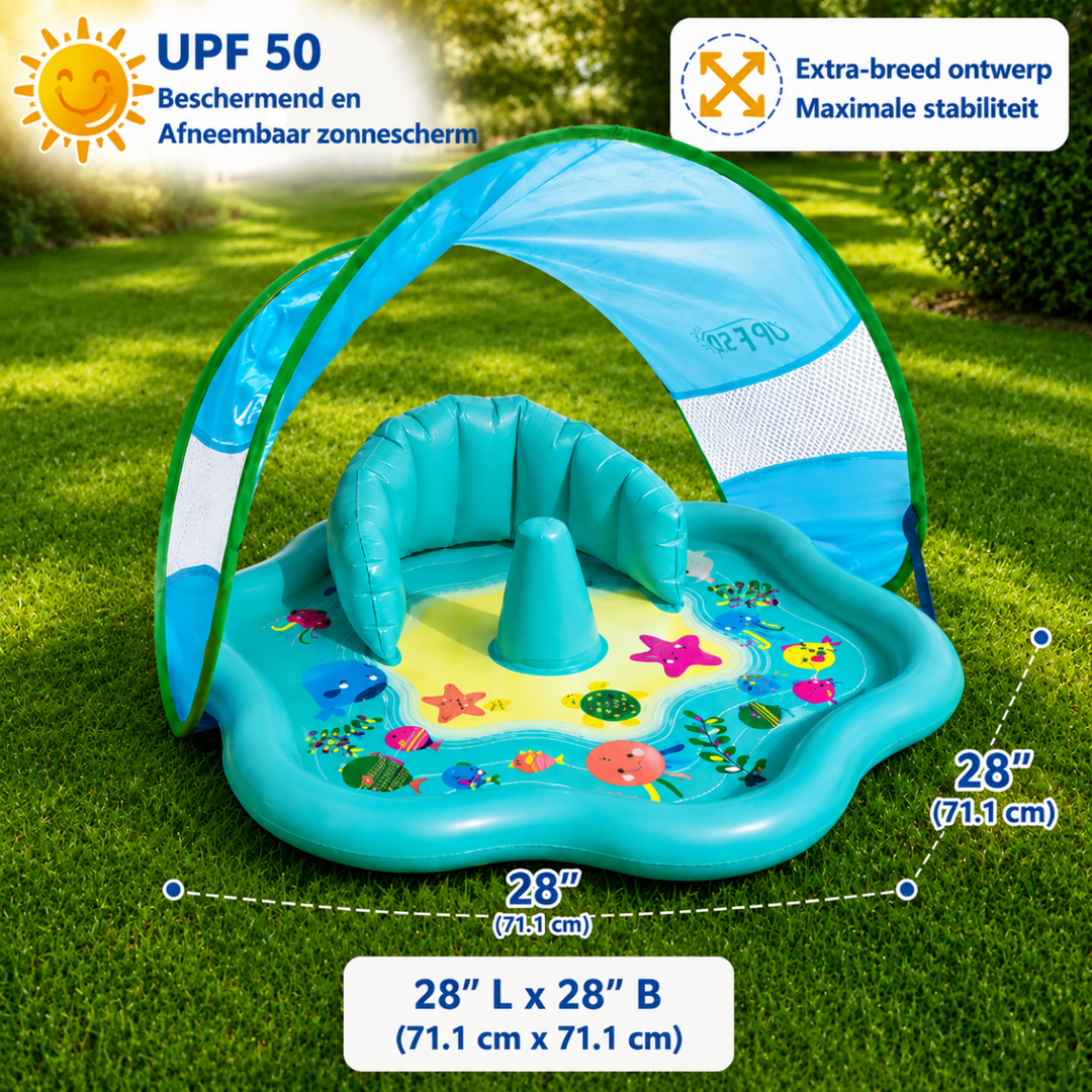AquaPuk baby zwembad waterplezier - Milo & Moon