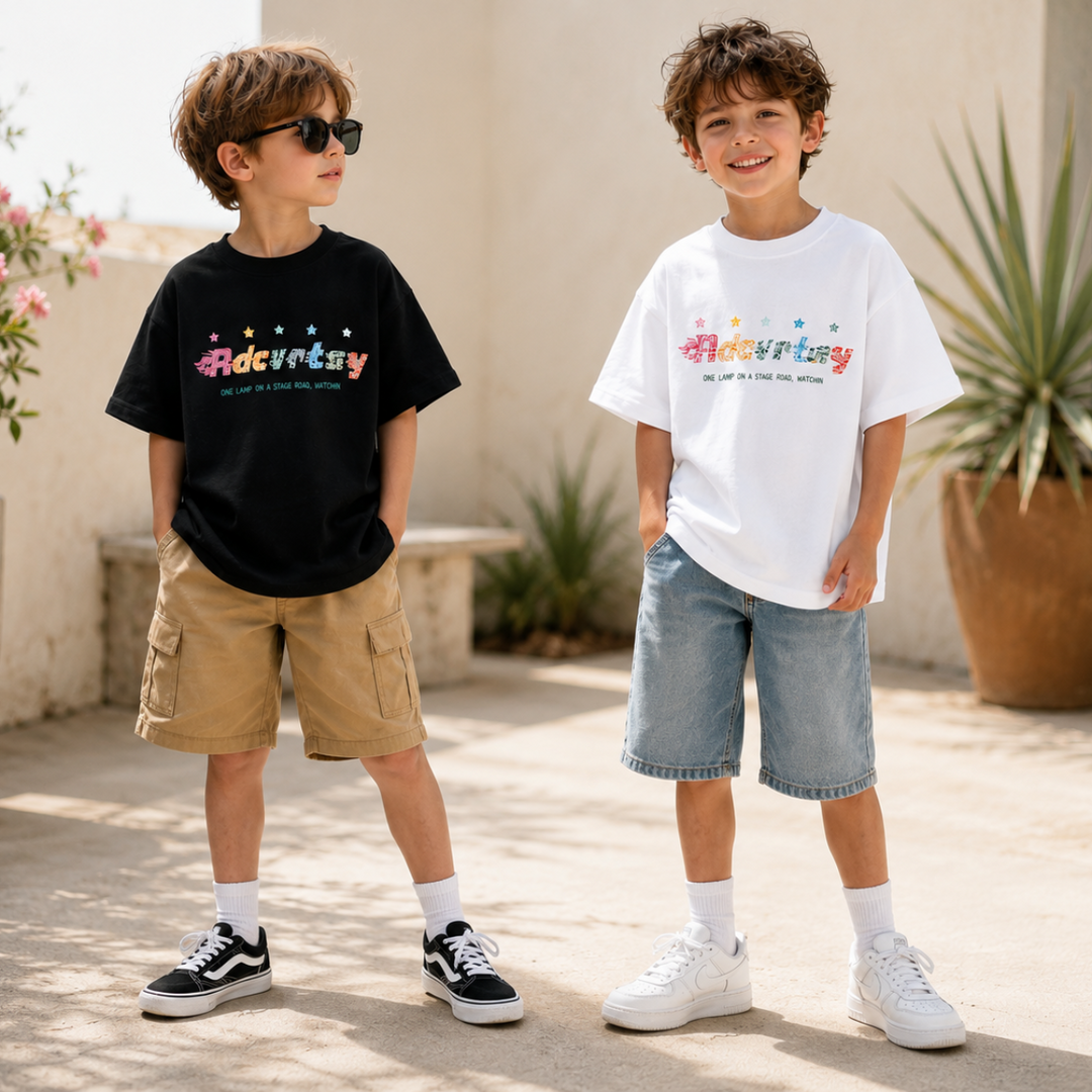 Twinkel los kinder T-shirt detail - Milo & Moon