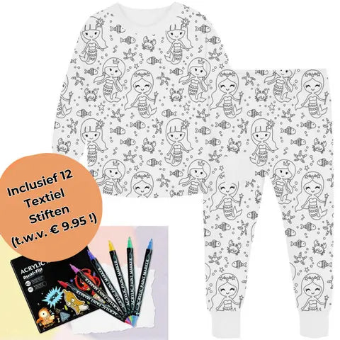 DreamDoodle™ | Inkleurbare Kinder Pyjama