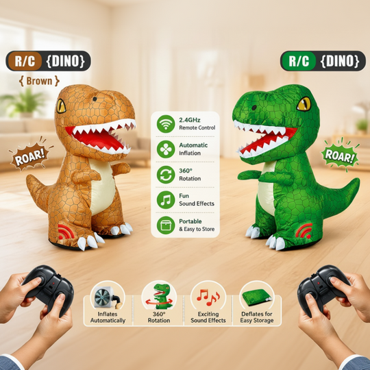 DinoRoam opblaasbare RC dinosaurus - Milo & Moon