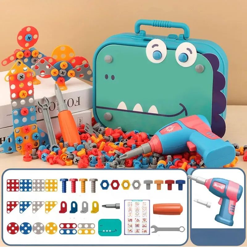 BricoKids™- uitgebreide Montessori set - gereedschappen en puzzels