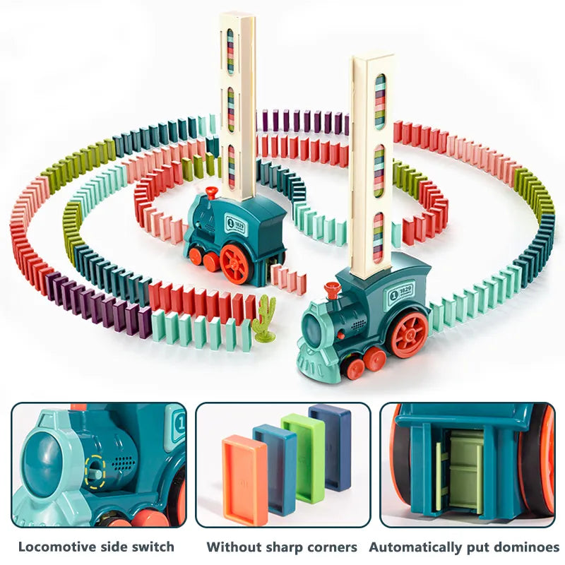 DominoExpress™ – De Automatische Domino Trein voor Kinderen.