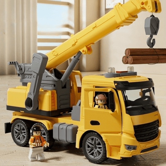 MiniBuilders™ – Kraanwagen met Licht & Geluid – Interactief Bouwspeelgoed