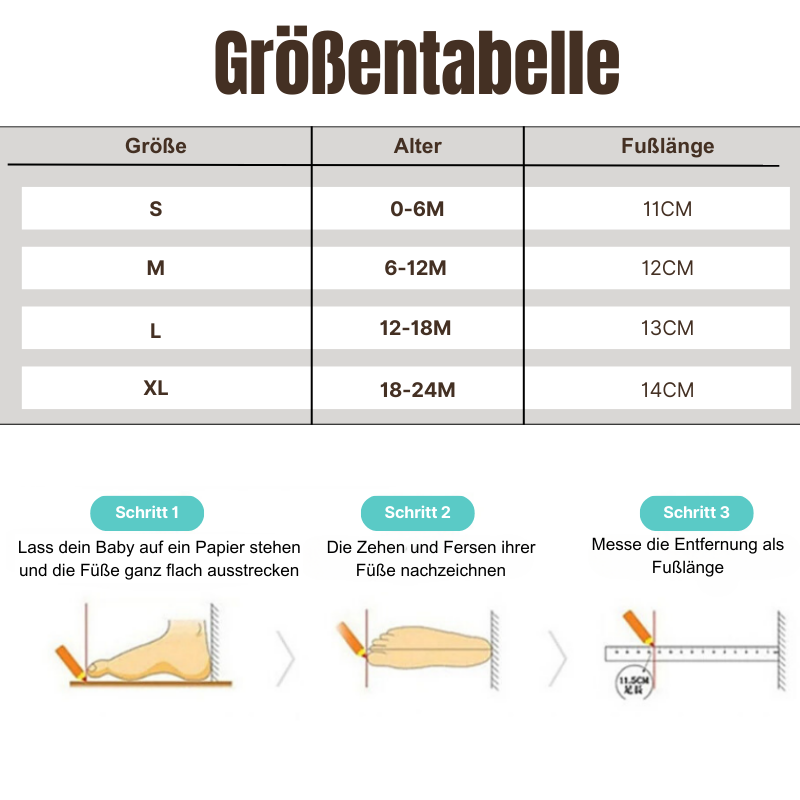 MiloSteps™ KnuffelPootjes – Warme anti slip Babyschoentjes (0-2 jaar)