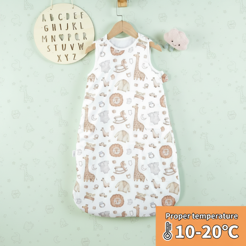 Dromelief baby slaapzak giraffe reis - Milo & Moon