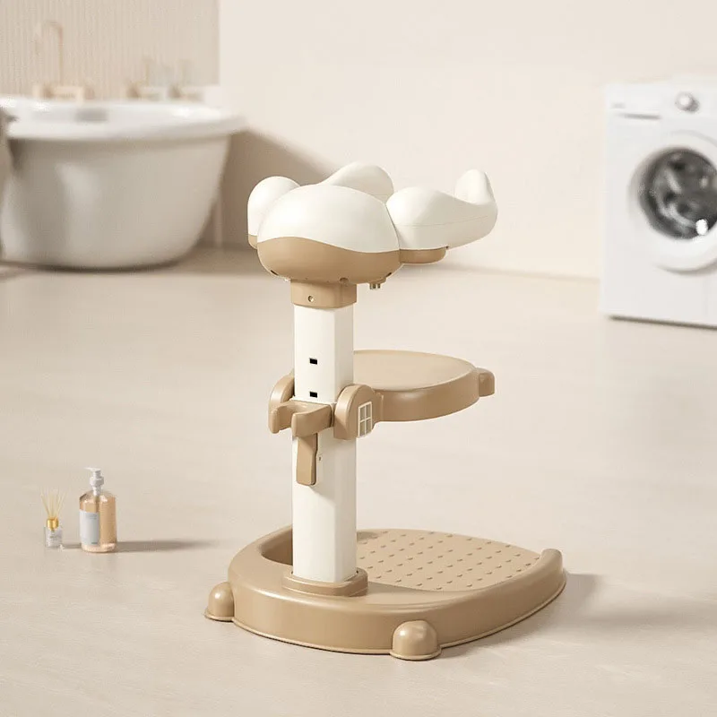 BadMaatje baby douche standaard bruin met kruk - Milo & Moon