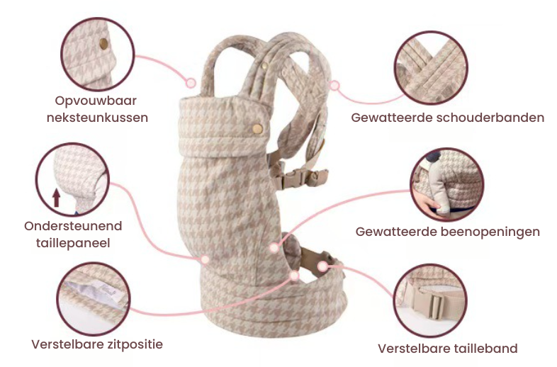 BabyBond™ – Zacht & Dichtbij – Baby & Peuter draagzak