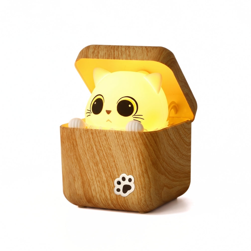 PeekabooGlow – Sensor Nachtlampje met Katdesign