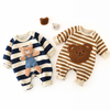 CozyBear – Gestreepte Teddybeer Romper