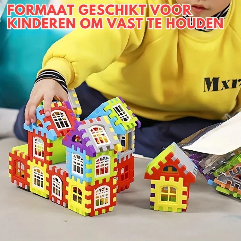 WindowBlocks™ – Montessori Bouwblokken met Kleurrijke Vensters