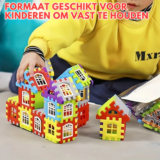 WindowBlocks™ – Montessori Bouwblokken met Kleurrijke Vensters