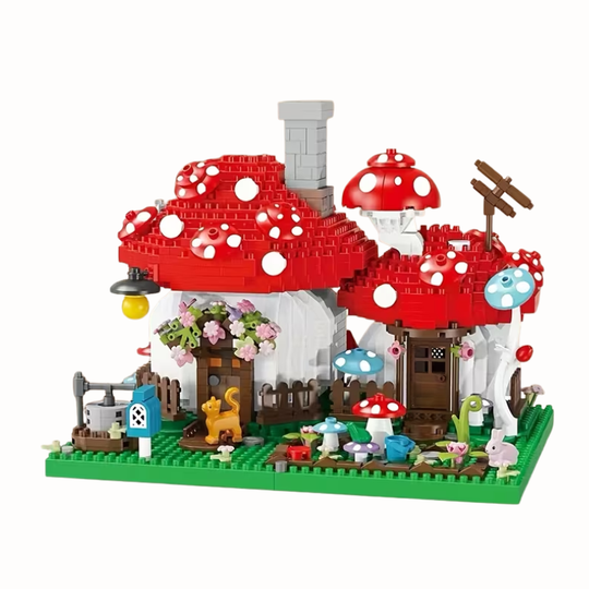MushroomMagic™ – 1280-delige Paddenstoelen Boerderij Bouwset