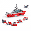 NavalBuilder – 6-in-1 Vliegdekschip Bouwset (138 Stuks)