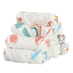 SquareTowels™ – 5 Stuks Zachte & Absorberende Washandjes voor Kinderen