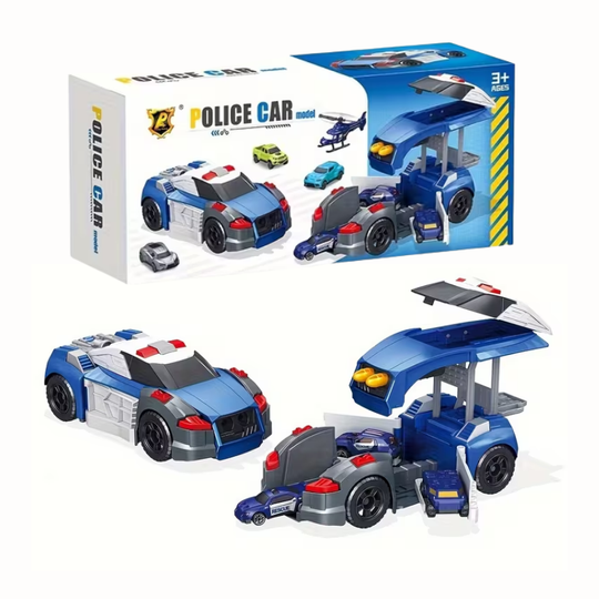 AutoMorph™ – 5-in-1 Transformerende Politieauto Bouwset
