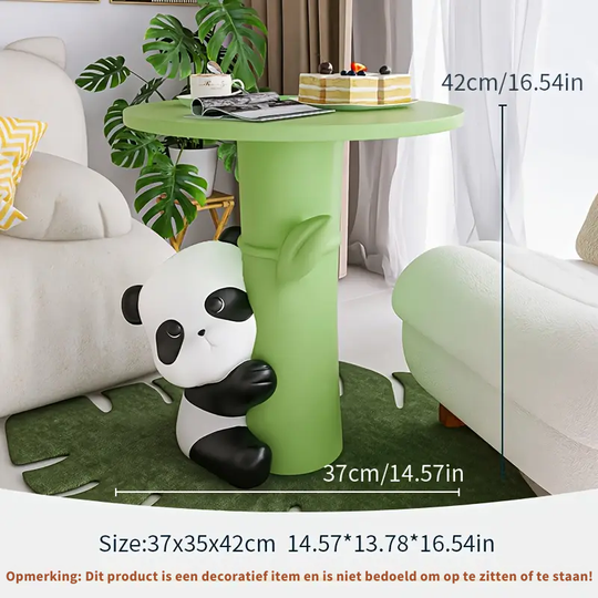 PandaNest™ – Schattig Panda Bijzettafeltje – Klein Koffie- & Nachtkastje