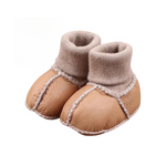 CozyFeet™ – Warme & Antislip Baby Sloffen voor Winterdagen
