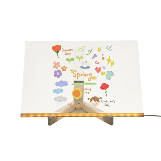 MagicMiloBoard™ – Creatief LED Doodle Glow Schrijfbord – 7 Kleuren Teken- en Notitiebord