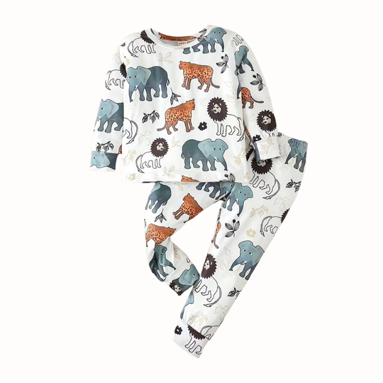 WildSafari™ – Jongens Dierenthema Pyjama Set