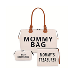 CarryAll™ – 3-Delige Mama Tas Set – Stijlvolle Complete Luiertas Oplossing