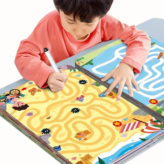 MazeMaster™ – 64-pagina Doolhof Trainingsboek