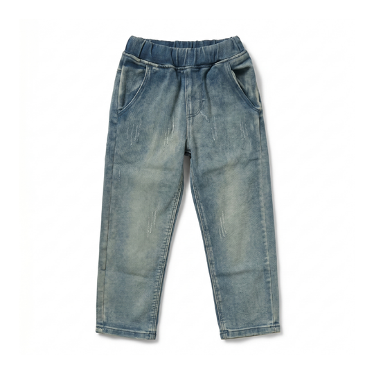 FlexDenim – Jongens Slim Fit Jeans met Elastische Tailleband