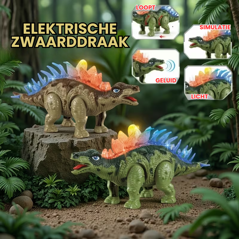 RoboRex™ – Realistische Wandelende Dino Robot – Bewegende Poten, Geluid & Licht