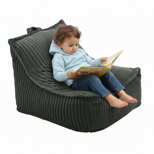 CozyLounger™ Kinder Leesbank – Zachte Pluche Loungestoel