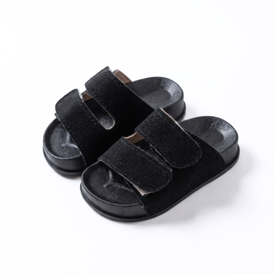 DoubleStep – Retro Dubbele Band Kinderslippers