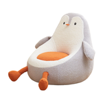 PinguCuddle™ Kinder Pinguïn Sofa – Zachte Pluche Zitstoel voor Peuters (2 jaar+)