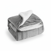 FlipFleece – Omkeerbare Sherpa Fleece Deken – Zachte Pluche Flanellen Plaid