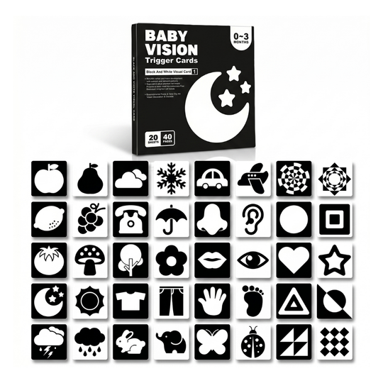 SmartCards – Baby Cognitie Kaartenboek met Dieren en Natuur